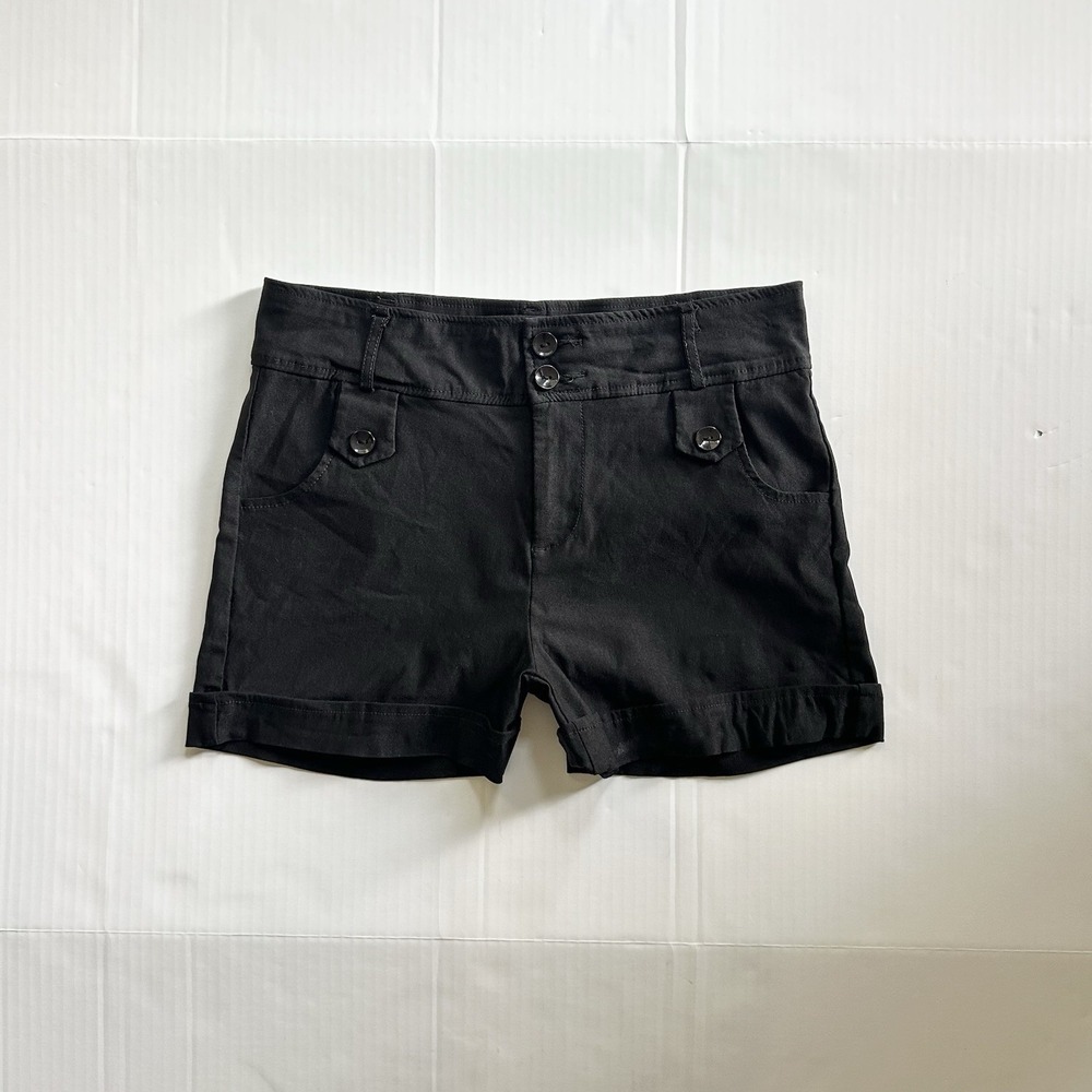 2000s High Waisted Sailor Shorts Y2K Grunge Twee Nautical